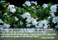 Insecurity and Grace // momlifetoday.com